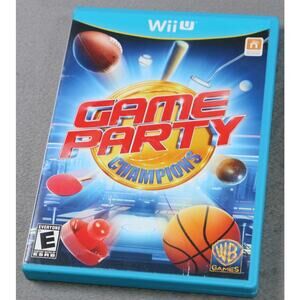 Game Party Champions Nintendo Wii U Complete CIB Party Sports Arcade Tested USA